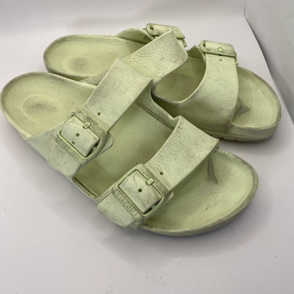 Birkenstock Sandals Arizona‎ Green/Yellow EVA EU 37 US W6 M4